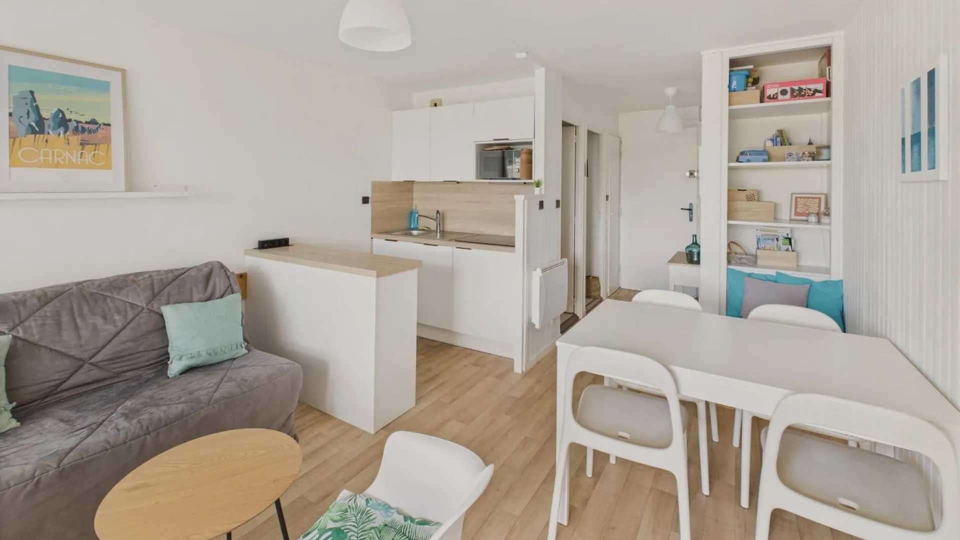 Vue Mer Pour 2 Adultes Et 2 Enfants 卡纳克 公寓