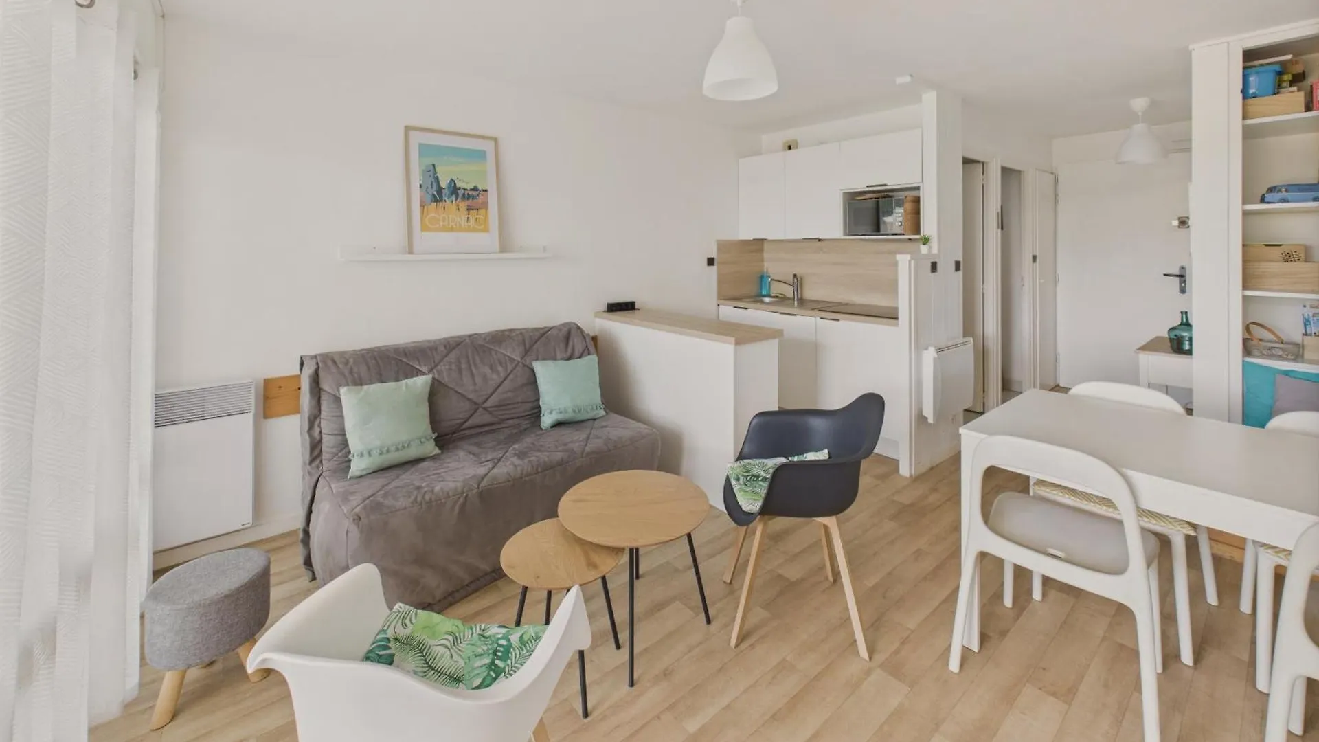 Vue Mer Pour 2 Adultes Et 2 Enfants 卡纳克 公寓